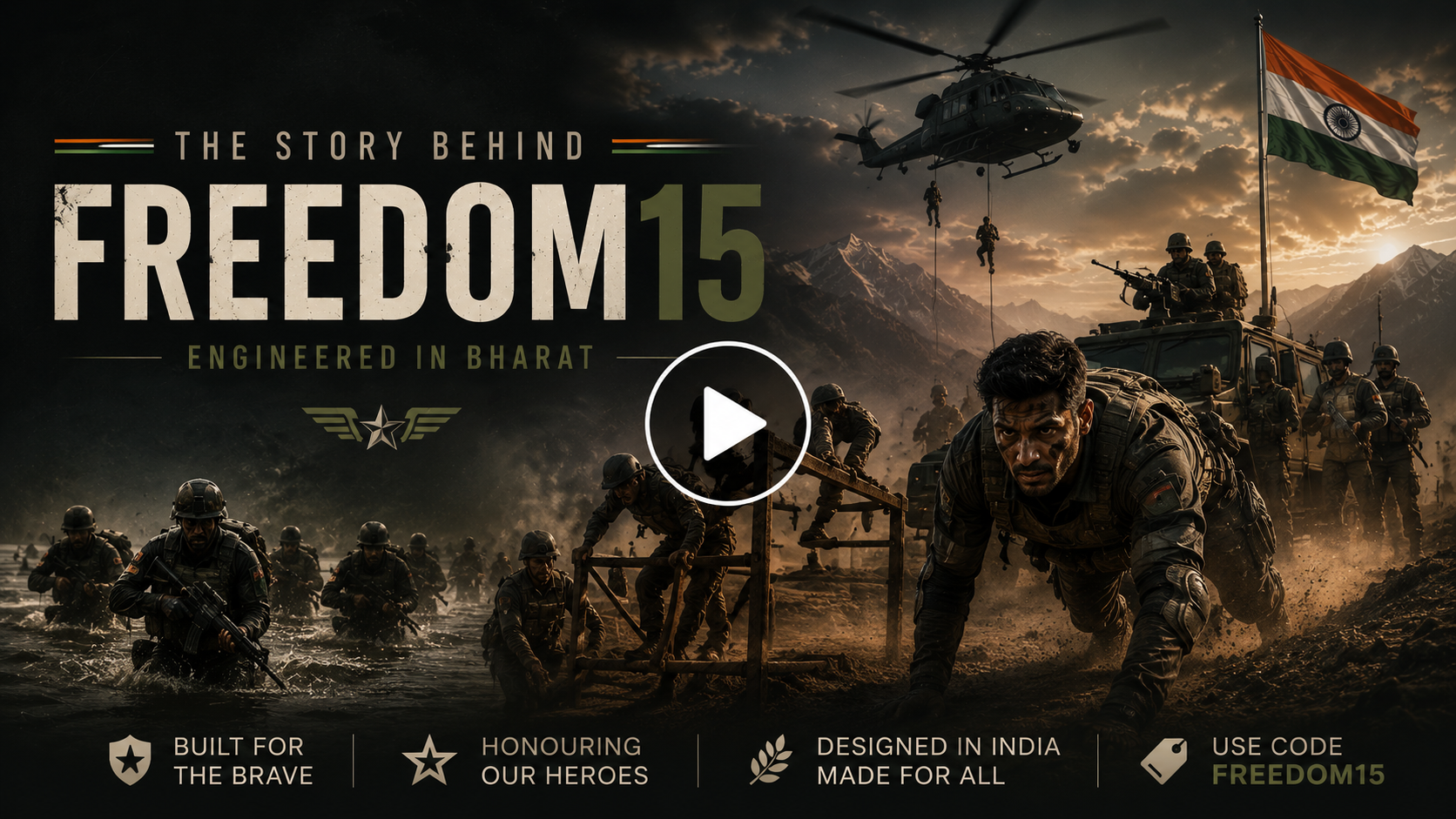 Freedom15 campaign video